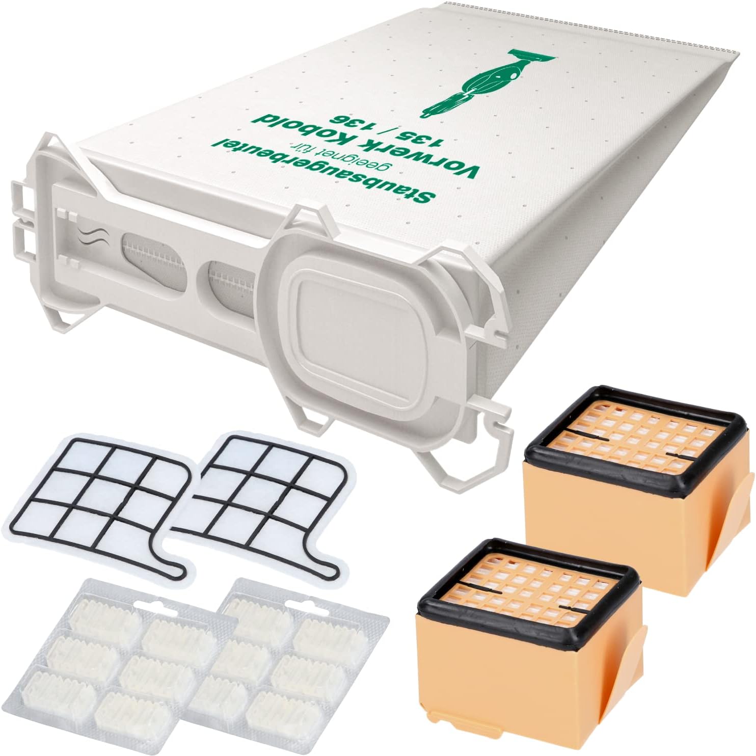 KIT MANUTENZIONE per VORWERK FOLLETTO (accessori compatibili 100%)